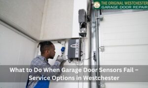 Garage door sensors fail