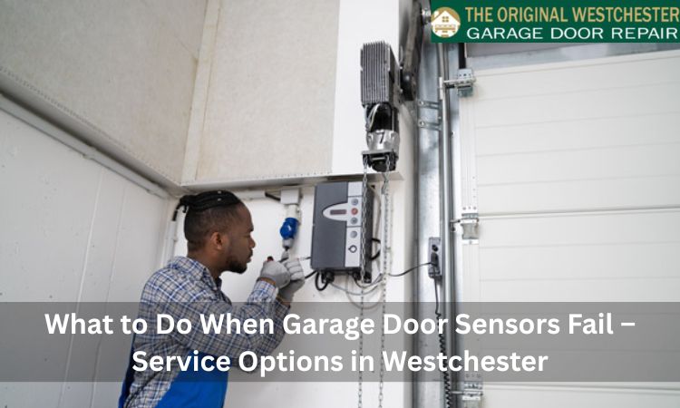 Garage door sensors fail
