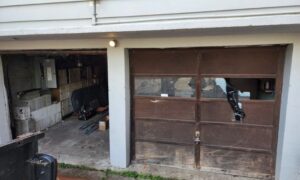 old garage doors